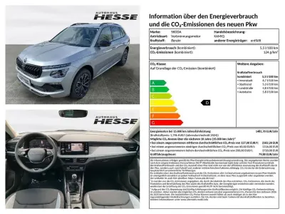 Neu Skoda Kamiq Tour 95 PS (69 kW) 2026 Silber SUV