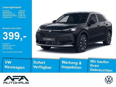 Grenadillschwarz metallic Neu 2025 VW T-Roc Style SUV | 42.990 € (Teuer)