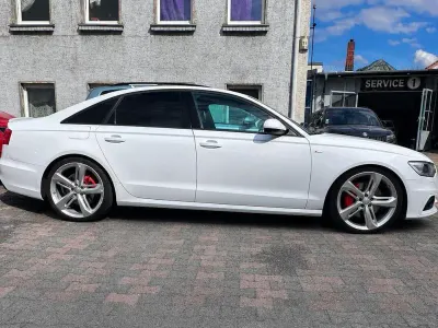 Używany Audi A6 S-Line 313 KM (230 kW) 2013 Biały Sedan/Limuzyna