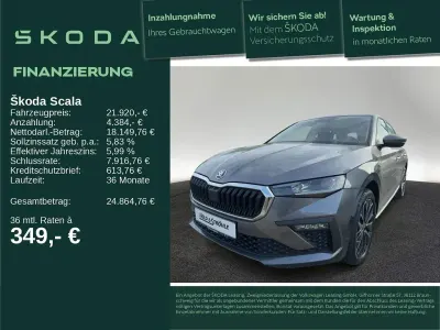 Gebraucht Skoda Scala Drive 116 PS (85 kW) 2025 5x graphitegrau metallic Kleinwagen