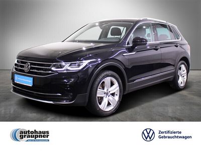 Schwarz / deep black (metallic) Gebraucht 2020 VW Tiguan Elegance SUV | 30.662 € (Fairer Preis)