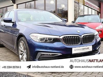 Mediterranblau metallic Gebraucht 2019 BMW 520 Luxury Line Limousine | 24.950 € (Fairer Preis)