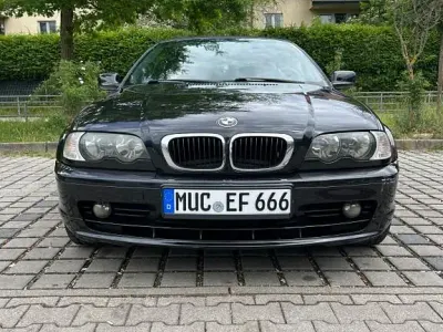 Gebraucht BMW 323 Cabriolet 170 PS (125 kW) 2000 Schwarz Cabrio