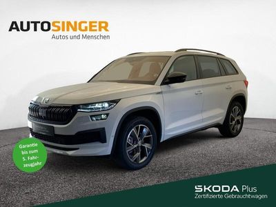 gebraucht Skoda Kodiaq Sportline TDI DSG 4x4 *AHK*NAVI*MATRIX*