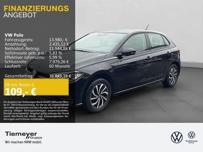 Usata VW Polo Life 80 CV (58 kW) 2022 Nero Utilitaria