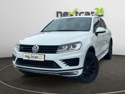 Gebraucht VW Touareg R-line 262 PS (192 kW) 2016 Weiß SUV