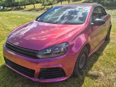 Gebraucht VW Golf Cabriolet 105 PS (77 kW) 2012 Violett Cabrio