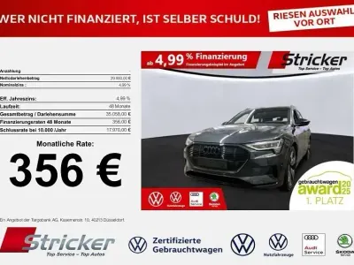 Gebraucht Audi e-tron Performance 300 kW (408 PS) 2023 Manhattangrau metallic SUV