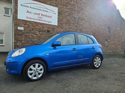 Occasion Nissan Micra Acenta 80 PK (58 kW) 2012 Blauw Hatchback