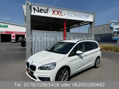 Gebraucht BMW 218 Gran Tourer Sport Line 136 PS (100 kW) 2016 Weiß Van / Kleinbus