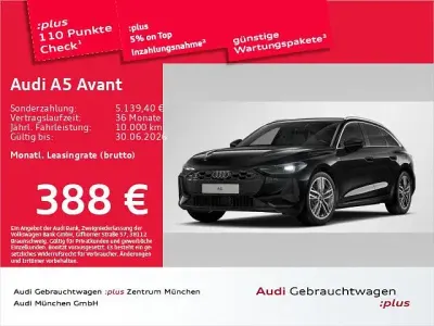 Second-hand Audi A5 Sport 299 CP (219 kW) 2025 Negru Break