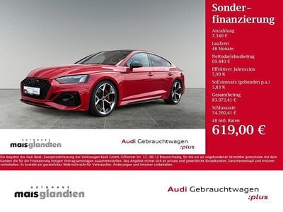 Gebraucht Audi RS5 Sportback Competition 450 PS (330 kW) 2024 Progressivrot metallic Limousine
