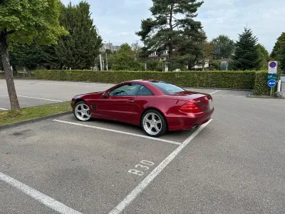 Gebraucht Mercedes SL500 2002 Rot Cabrio