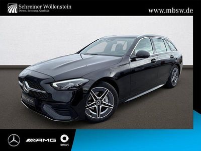 Gebraucht Mercedes C200 AMG 163 PS (119 kW) 2024 Metalliclack obsidianschwarz Kombi