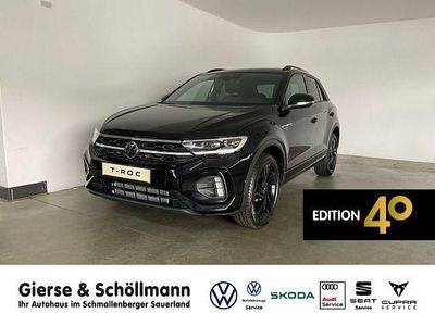 Second-hand VW T-Roc R-line 150 CP (110 kW) 2022 Negru SUV