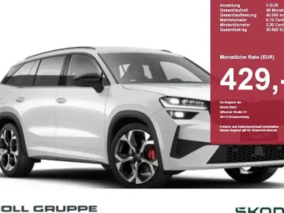 Neu Skoda Kodiaq RS 265 PS (194 kW) 2026 Weiß SUV