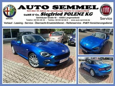 Second-hand Fiat 124 Spider Lusso 140 CP (102 kW) 2017 Albastru Cabrio