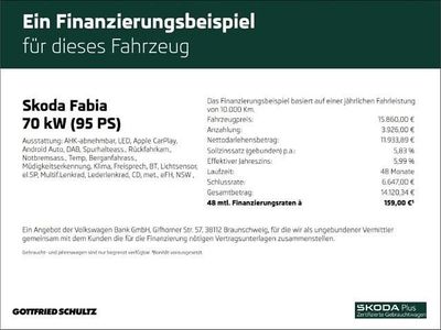 Gebraucht Skoda Fabia Ambition 95 PS (69 kW) 2022 Silber Kleinwagen