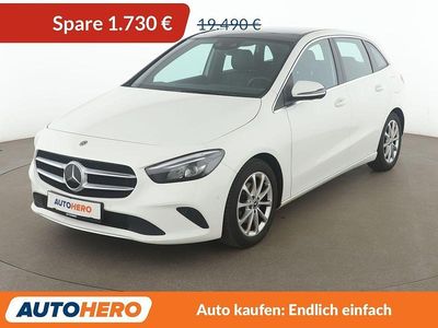 Gebraucht Mercedes B180 Progressive 136 PS (100 kW) 2019 Weiß Van / Kleinbus