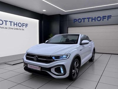 Gebraucht VW T-Roc Cabriolet R-line 150 PS (110 kW) 2022 Weiß Cabrio