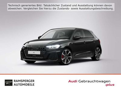 Mythosschwarz metallic Gebraucht 2025 Audi A1 S-Line Limousine | 38.880 €