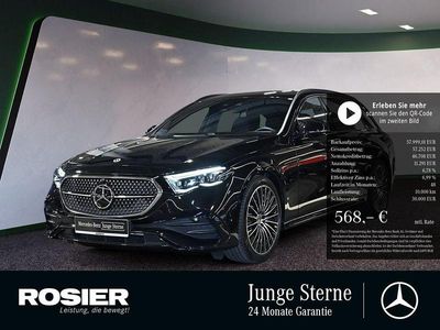 Schwarz / obsidianschwarz Gebraucht 2025 Mercedes E220 Advanced Plus Kombi | 57.999 € (Teuer)