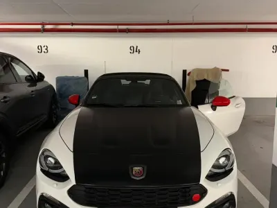 Gebraucht Abarth 124 Spider 170 PS (125 kW) 2019 Weiß Cabrio