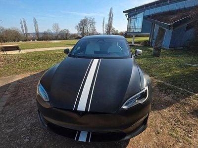Usado Tesla Model S Plaid 750 kW (1020 HP) 2022 Cinzento Citadino