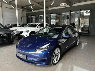 Used Tesla Model 3 258 kW (351 HP) 2019 Blue Sedan