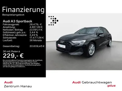 Gebraucht Audi A3 Ambiente 116 PS (85 kW) 2025 Mythosschwarz metallic Limousine