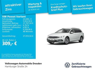 Gebraucht VW Passat Business 150 PS (110 kW) 2021 Pure white Kombi