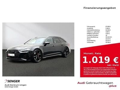 Gebraucht Audi RS6 Ambiente 600 PS (441 kW) 2023 Mythosschwarz metallic Kombi