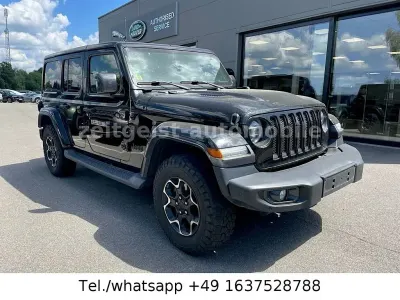 Gebraucht Jeep Wrangler Unlimited Sahara 200 PS (147 kW) 2019 Schwarz SUV