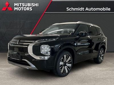 Neu Mitsubishi Outlander P-HEV Top 306 PS (225 kW) 2025 Kristall schwarz sterling silber (schwarz) SUV