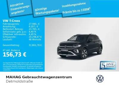 Gebraucht VW T-Cross Style 150 PS (110 kW) 2025 Deep black perleffekt SUV