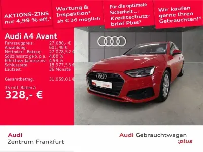 Używany Audi A4 Sport 163 KM (119 kW) 2023 Czerwony Kombi