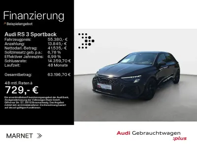 Gebraucht Audi RS3 Sport 400 PS (294 kW) 2022 Mythosschwarz metallic Limousine
