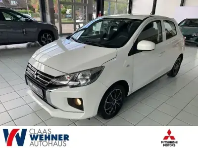 Gebraucht Mitsubishi Space Star Basis 71 PS (52 kW) 2021 Weiß Kleinwagen