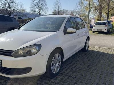 Gebraucht VW Golf VI Trendline 80 PS (58 kW) 2009 Weiß Kleinwagen