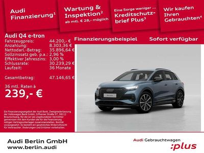 Geysirblau metallic Gebraucht 2025 Audi Q4 e-tron Ambiente SUV | 44.200 € (Teuer)