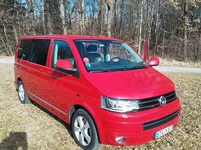 Usata VW T5 Highline 179 CV (131 kW) 2011 Rosso Furgone