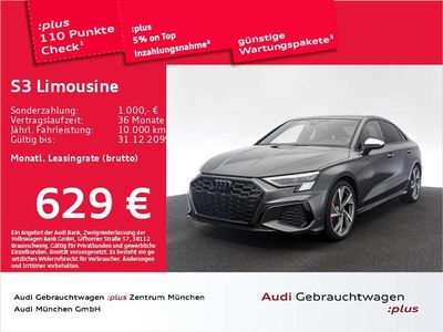 Daytonagrau perleffekt Gebraucht 2024 Audi S3 Ambiente Limousine | 48.772 €