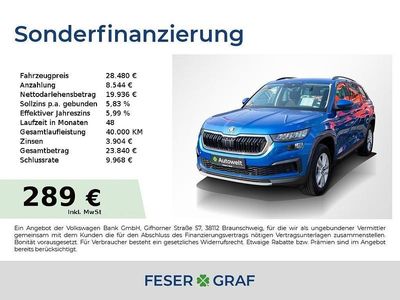 Gebraucht Skoda Kodiaq Ambition 150 PS (110 kW) 2022 Raceblau metallic SUV