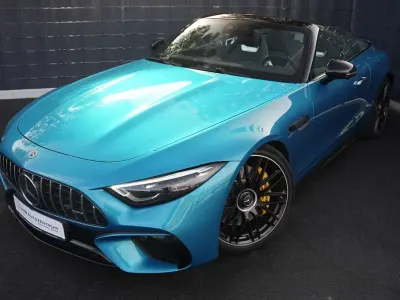 Used Mercedes SL63 AMG AMG 585 HP (430 kW) 2022 Blue Cabriolet