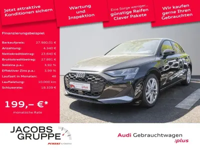 Brugt Audi A3 Advanced 150 HK (110 kW) 2025 Sort Sedan