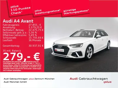 Gebraucht Audi A4 S-Line 150 PS (110 kW) 2023 Weiß Kombi