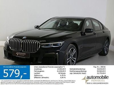 Second-hand BMW 750 M Sport 530 CP (389 kW) 2021 Gri Berlinǎ