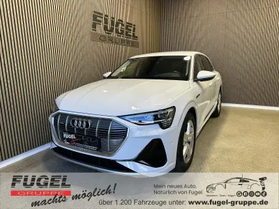 Gebraucht Audi e-tron S-Line 230 kW (313 PS) 2022 Gletscherweiß metallic SUV