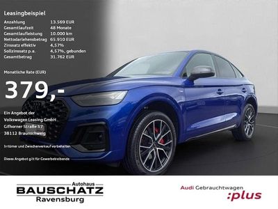 Ultrablau (blau) Gebraucht 2024 Audi Q5 Sportback S-Line SUV | 62.760 €