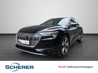 Gebraucht Audi e-tron Ambiente 300 kW (408 PS) 2019 Mythosschwarz metallic SUV